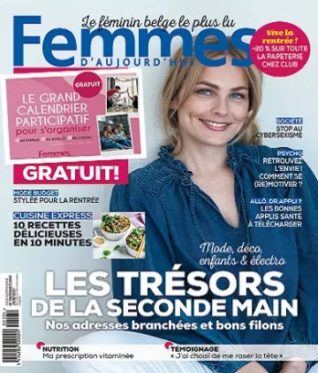 Femmes D’Aujourd’hui N°34 Du 26 Août 2021