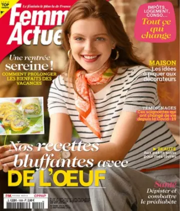 Femme Actuelle N°1928 Du 6 au 12 Septembre 2021