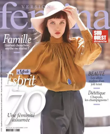 Version Femina N°911 - 16 au 22 Septembre 2019