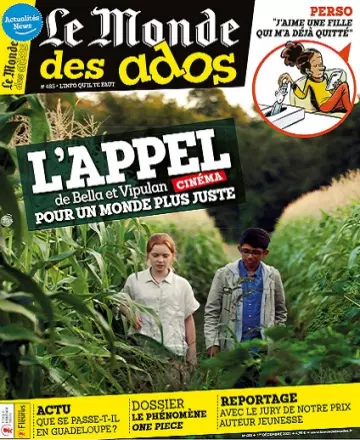 Le Monde Des Ados N°485 Du 1er Décembre 2021