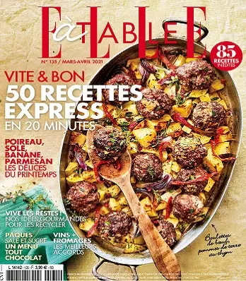 Elle à Table N°135 – Mars-Avril 2021