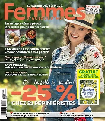 Femmes D’Aujourd’hui N°10 Du 11 Mars 2021