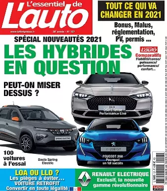 L’Essentiel De L’Auto N°127 – Décembre 2020-Février 2021