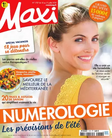 Maxi N°1707 Du 15 au 21 Juillet 2019