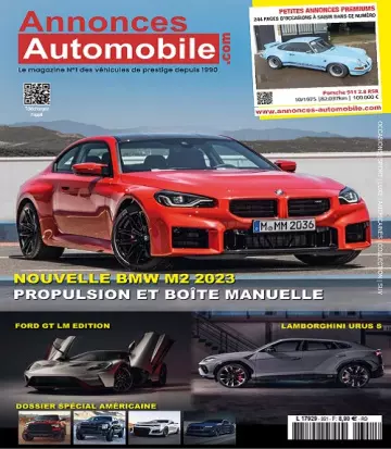 Annonces Automobile N°351 – Novembre 2022