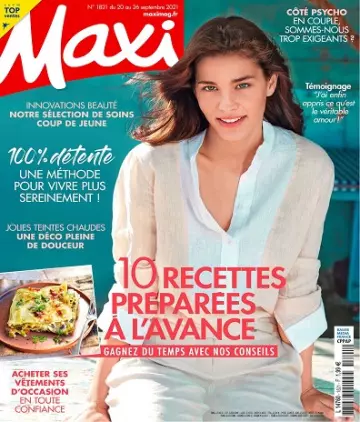 Maxi N°1821 Du 20 au 26 Septembre 2021