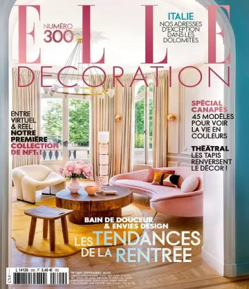 Elle Décoration N°300 – Septembre 2022