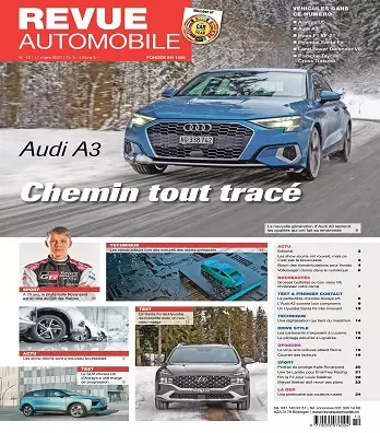 Revue Automobile N°10 Du 11 Mars 2021