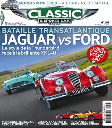 Classic et Sports Car N°108 – Avril 2022