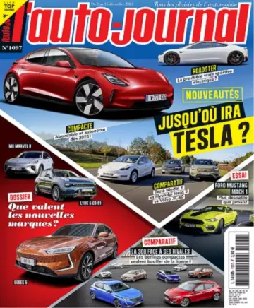 L’Auto-Journal N°1097 Du 2 au 15 Décembre 2021