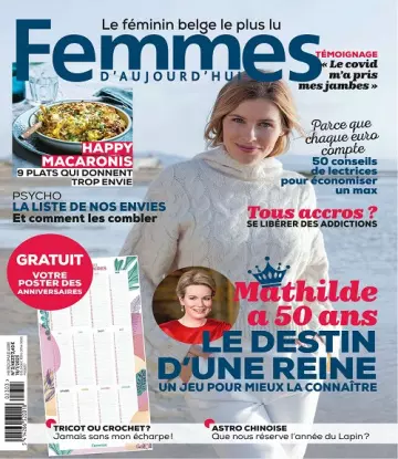 Femmes D’Aujourd’hui N°3 Du 19 au 25 Janvier 2023