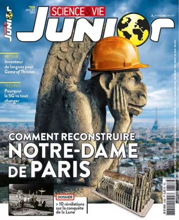 Science et Vie Junior N°358 – Juillet 2019