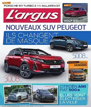 L’Argus N°4579 Du 10 au 23 Septembre 2020