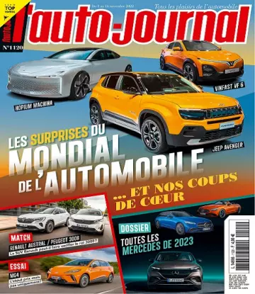 L’Auto-Journal N°1120 Du 3 au 16 Novembre 2022