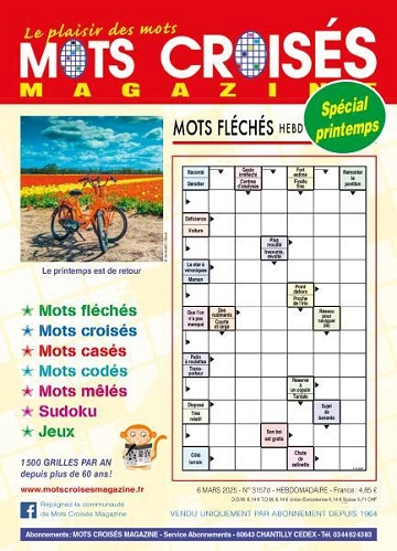 Mots Croisés Magazine - 6 Mars 2025