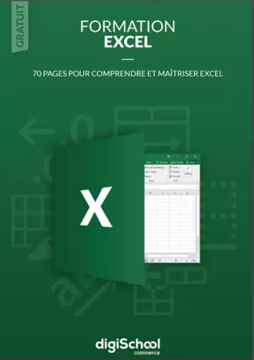 Formation Excel - 70 pages pour comprendre et maîtriser Excel