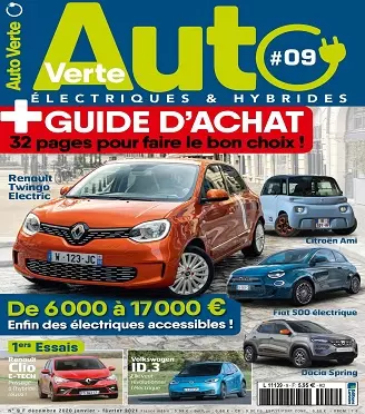 Auto Verte N°9 – Décembre 2020-Février 2021