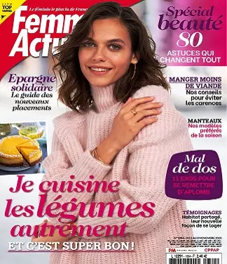 Femme Actuelle N°1884 Du 2 au 8 Novembre 2020