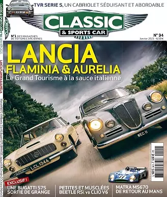 Classic et Sports Car N°94 – Janvier 2021