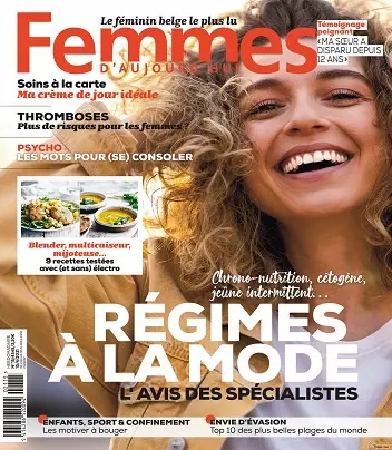 Femmes D’Aujourd’hui N°15 Du 15 Avril 2021