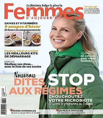 Femmes D’Aujourd’hui N°1 Du 7 au 13 Janvier 2021