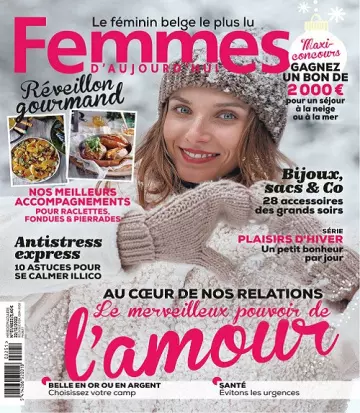 Femmes D’Aujourd’hui N°51 Du 22 au 28 Décembre 2022