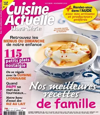 Cuisine Actuelle Hors Série N°152 – Octobre-Novembre 2020