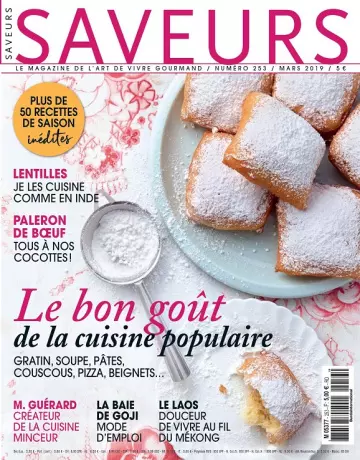 Saveurs N°253 – Mars 2019