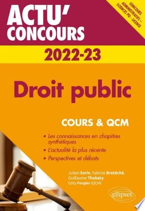 Droit public 2022-2023 - Cours et QCM