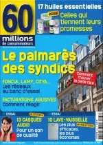 60 Millions de Consommateurs N°468 - Le Palmarés des Syndics