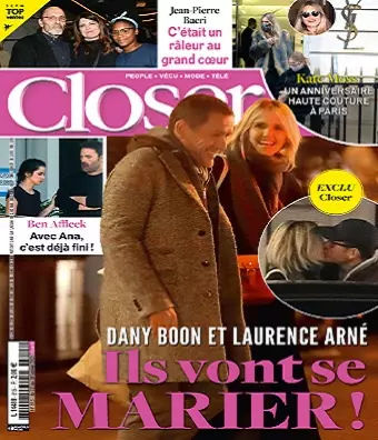 Closer N°815 Du 22 au 28 Janvier 2021