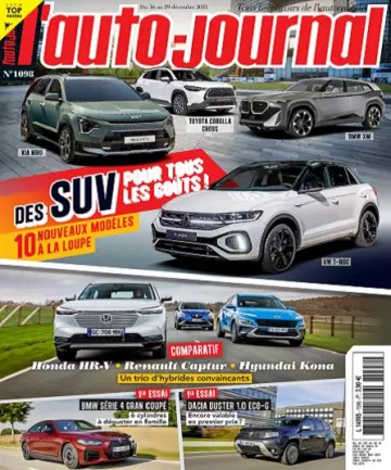 L’Auto-Journal N°1098 Du 16 au 29 Décembre 2021