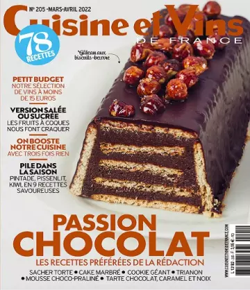 Cuisine et Vins De France N°205 – Mars-Avril 2022