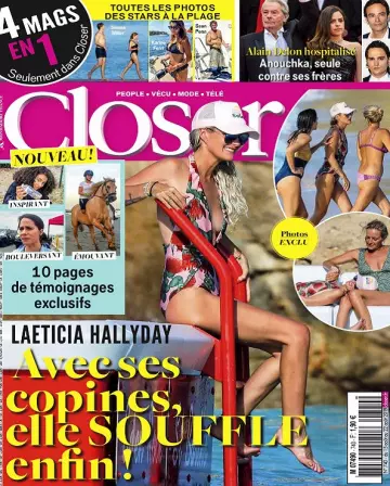 Closer N°740 Du 15 Août 2019