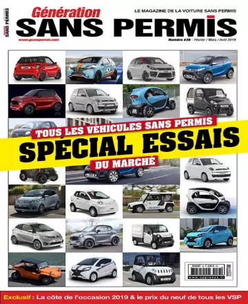 Génération Sans Permis N°38 – Février-Avril 2019