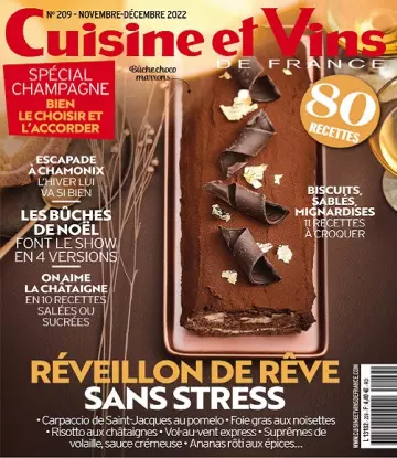 Cuisine et Vins De France N°209 – Novembre-Décembre 2022