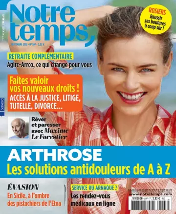 Notre Temps N°597 – Septembre 2019