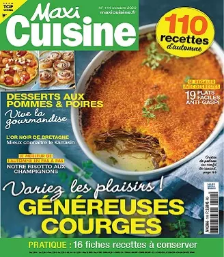 Maxi Cuisine N°144 – Octobre 2020